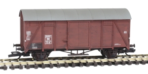 Igra Model 96600006w - TT - Gedeckte Güterwagen GM 39 Europ - gealtert, DB, Ep. III